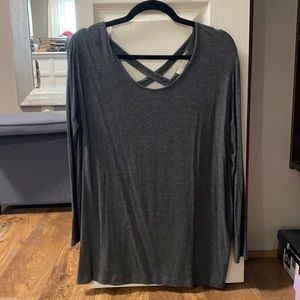 Grey soft long sleeve